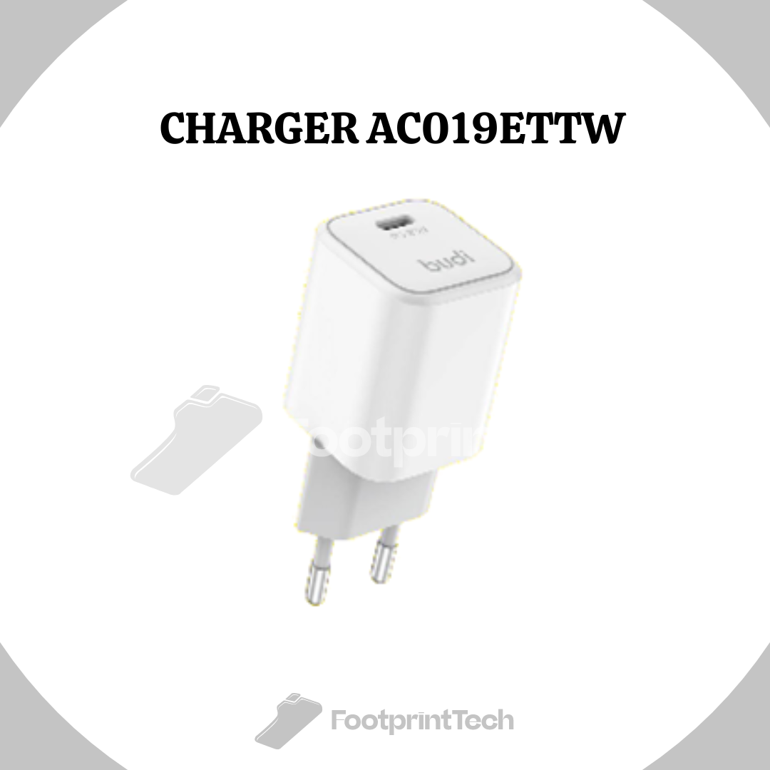 Budi Wall Charger AC019ETTW 65 Watt (Type C)